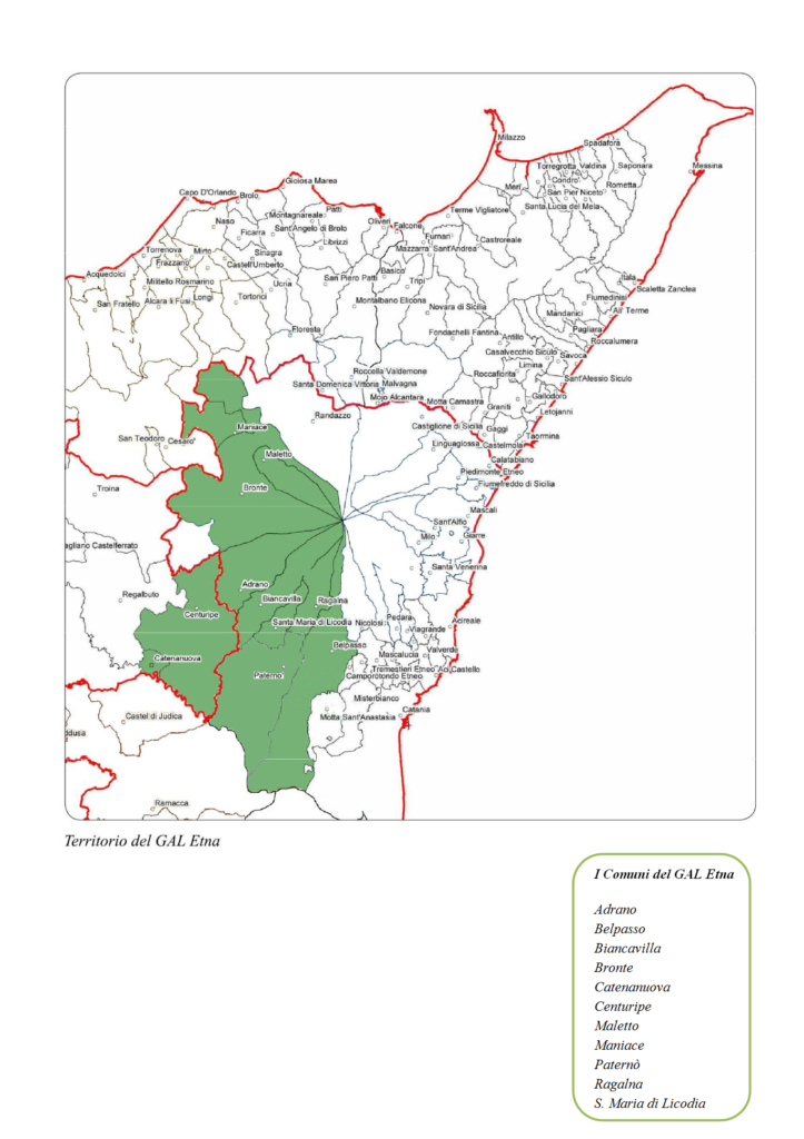 Comuni del GAL Etna