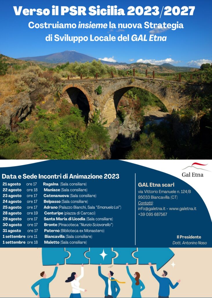 GAL Etna_Calendario Incontri di Animazione 2023